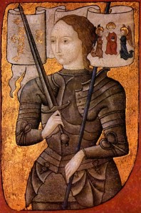 Saint Joan of Arc, patron saint of soldiers